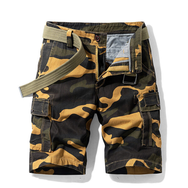 Product image for  Camouflage Overalls Five-Point Pants Loose Breathable Casual Shorts Men Men's Clothing 7