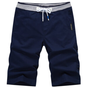 Product image for  Casual Pants Plus Size Five-point Pants Short Pants Youth Solid Color Beach Pants Men's Clothing 9
