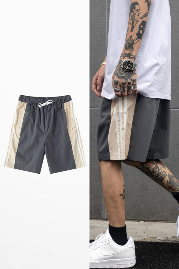 Product image for  Elastic Waist Sports Loose Casual Five-point Pants Men's Clothing 8