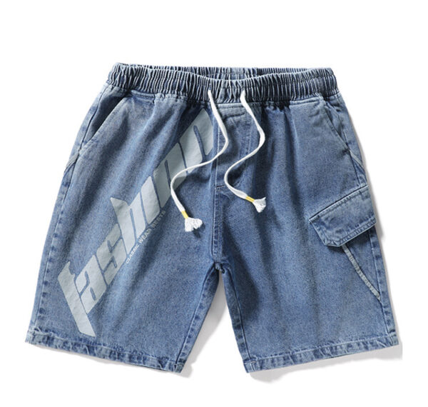 Product image for  Men’s Loose Straight All Match Denim Shorts Men's Clothing 9