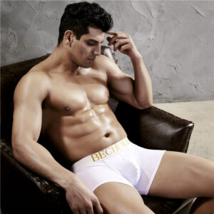 Product image for  Men’s Pure Cotton Comfortable Breathable Solid Color Boxer Briefs Men's Clothing 10