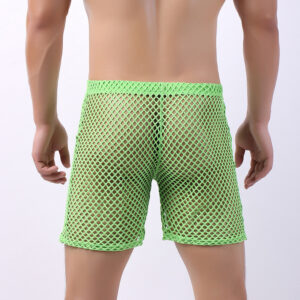 Product image for  Mesh Men’s Middle Hollow-out Cropped Shorts Men's Clothing 22
