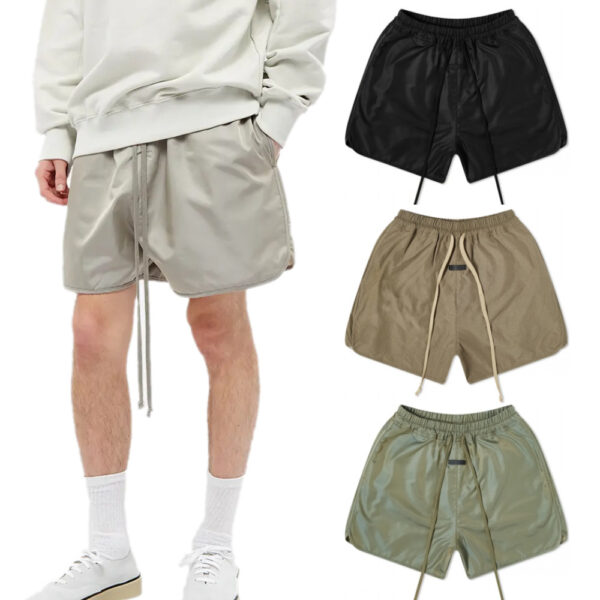 Product image for  Woven High Street Loose Five-point Sports Pants For Men Men's Clothing 4