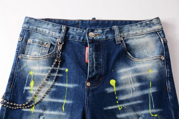 Product image for  Men’s Summer Paint Dot Hole Patch Shorts Men's Clothing 13