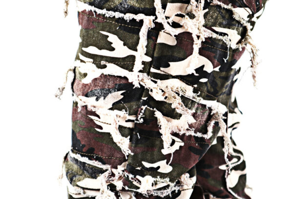 Product image for  Washed And Worn-out Heavy-duty Flared Jeans Men's Clothing 5