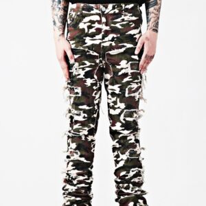 Product image for  Washed And Worn-out Heavy-duty Flared Jeans Men's Clothing 13