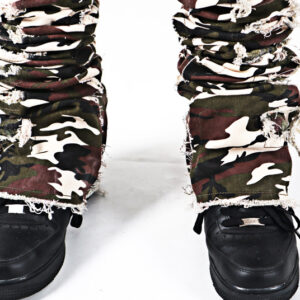Product image for  Washed And Worn-out Heavy-duty Flared Jeans Men's Clothing 21