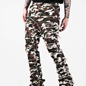 Product image for  Washed And Worn-out Heavy-duty Flared Jeans Men's Clothing 20