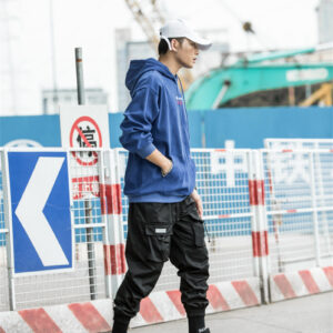 Product image for  Concealed wrinkled drawstring pants Men's Clothing 15