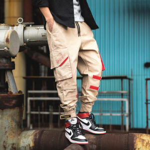 Product image for  Multi-pocket overalls men’s trendy leggings Men's Clothing 11
