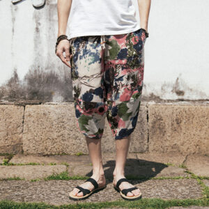 Product image for  Retro loose plus size cropped trousers Men's Clothing 18