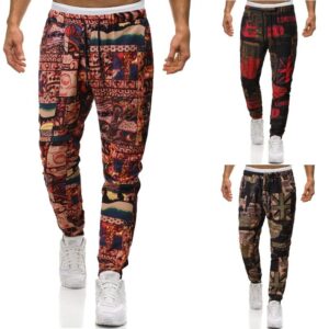 Product image for  Trendy Retro Ethnic Style Cotton And Linen Plus Size Casual Harem Pants Men's Clothing 22