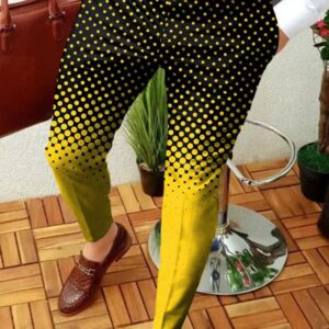 Product image for  Casual Abstract Contrast Micro-stretch Trousers Men's Clothing 15