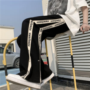 Product image for  High Street Straight Loose, Casual Floor-sweeping Trousers Men's Clothing 11