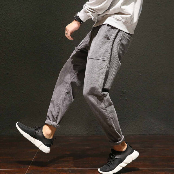 Product image for  Men’s Pants Corduroy Wide-leg Pants Men's Clothing 6