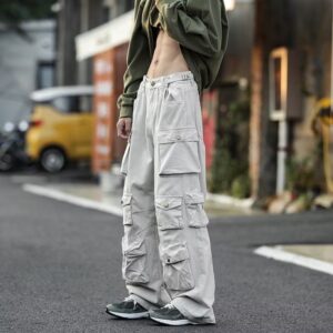 Product image for  New High Street Vintage Mechanical Style Workwear Casual Trousers Men's Clothing 16