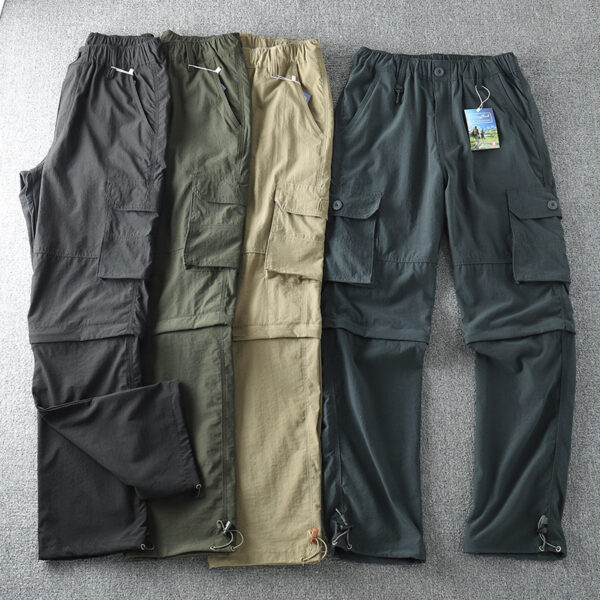 Product image for  Men’s Fashion Outdoor Elastic Waist Workwear Casual Pants Men's Clothing 4