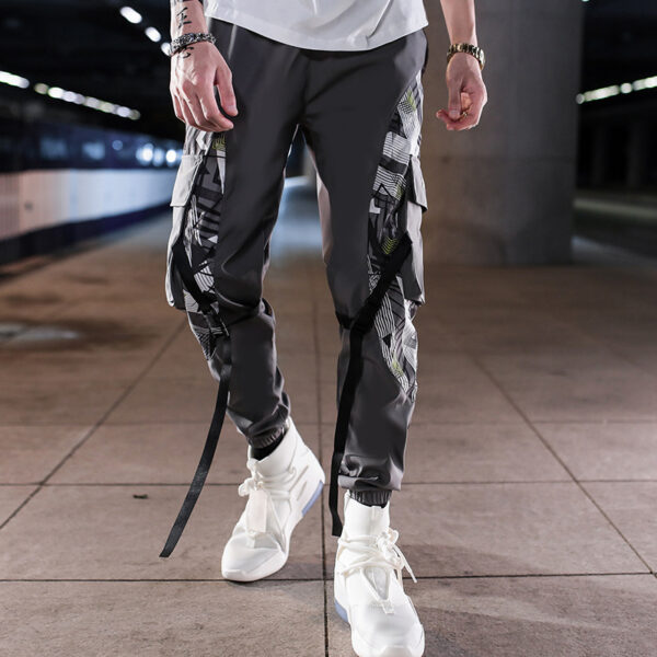 Product image for  Sports Pants Men Spring Summer Trendy Ankle Banded Working Pants Couple Casual Trousers Quick-dry Pants Hip Hop Sweatpants Now Men's Clothing 9