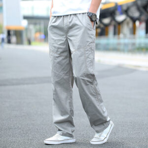 Product image for  Summer Men’s Outdoor Tooling Multi-Pocket Pants Men's Clothing 10