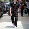 Product image for  Striped Trousers Men’s Disc Buckle Harem Pants Men's Clothing 17