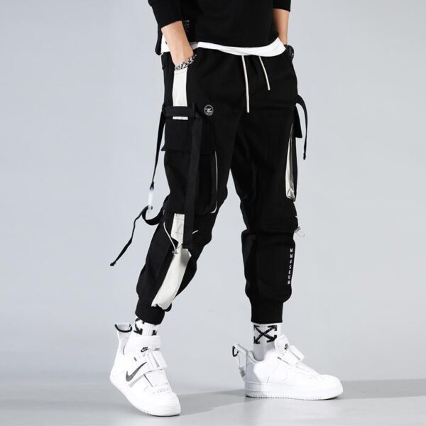 Product image for  Trendy All-match Loose White Pants For Men Men's Clothing 7