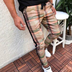 Product image for  Men’s casual stitching webbing trousers Men's Clothing 14