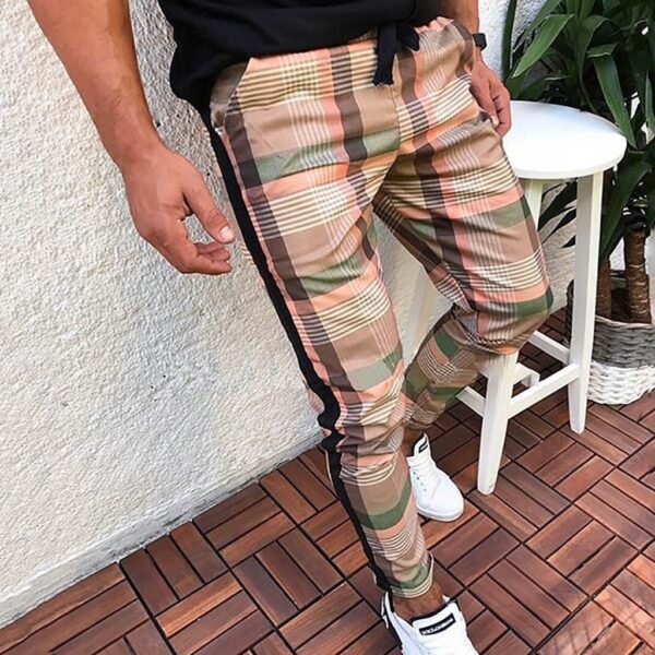 Product image for  Men’s casual stitching webbing trousers Men's Clothing 4