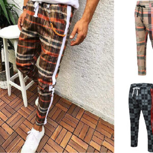 Product image for  Men’s casual stitching webbing trousers Men's Clothing 17