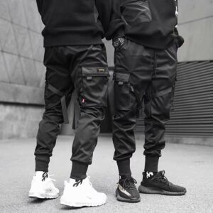 Product image for  Spring Pants National Fashion Multi-pocket Casual Loose Fashion Brand Overalls Men Men's Clothing 18