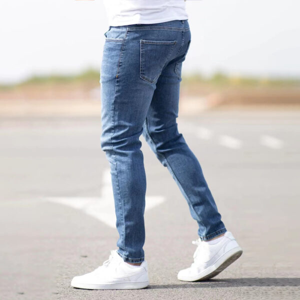 Product image for  Slim Fit Skinny Denim Trousers Ripped Men's Clothing 8