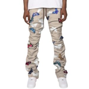 Product image for  Men’s Fashion Casual Baggy Straight Trousers Men's Clothing 11