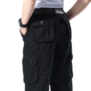 Product image for  Men’s Fashion Casual Multi-pocket Loose Wear-resistant Work Pants Men's Clothing 15