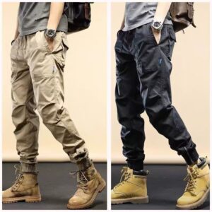 Product image for  Workwear Casual Loose Ankle-tied Jogger Pants Men's Clothing 21