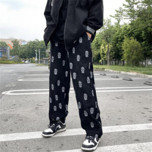 Product image for  Vintage Corduroy Loose Straight Wide Leg Pants Men's Clothing 14