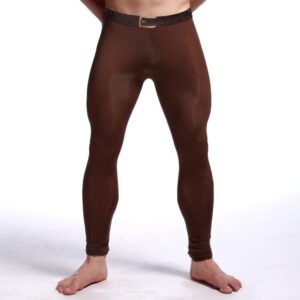 Product image for  Men’s Warm Ice Silk Stretch Yoga Pants Men's Clothing 14