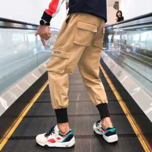 Product image for  Teenage Student Trousers With Leggings And Multiple Pockets Men's Clothing 11