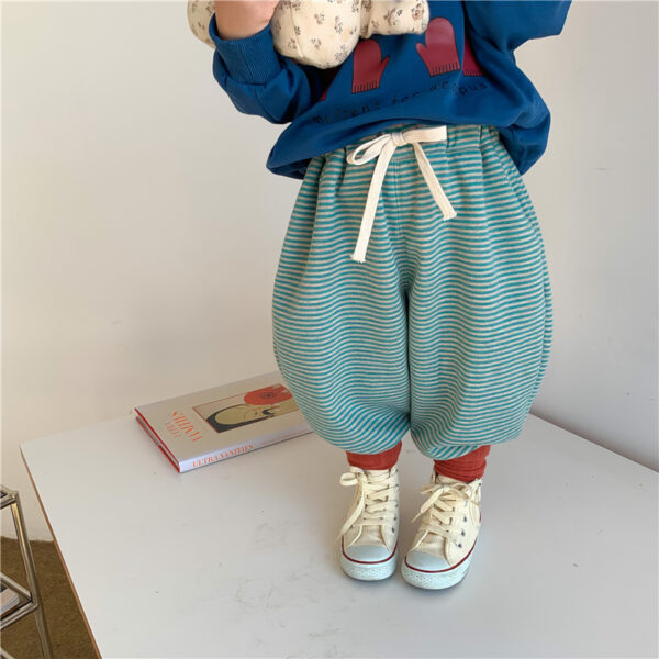 Product image for  Cotton Striped Bloomers Baby Girl’s Foreign Style Knitted Men's Clothing 6