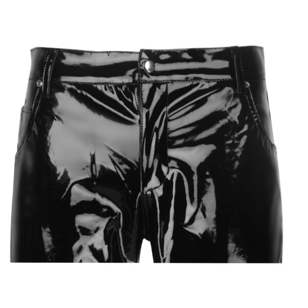 Product image for  Men’s Shiny Leather Motorcycle Trousers Men's Clothing 6