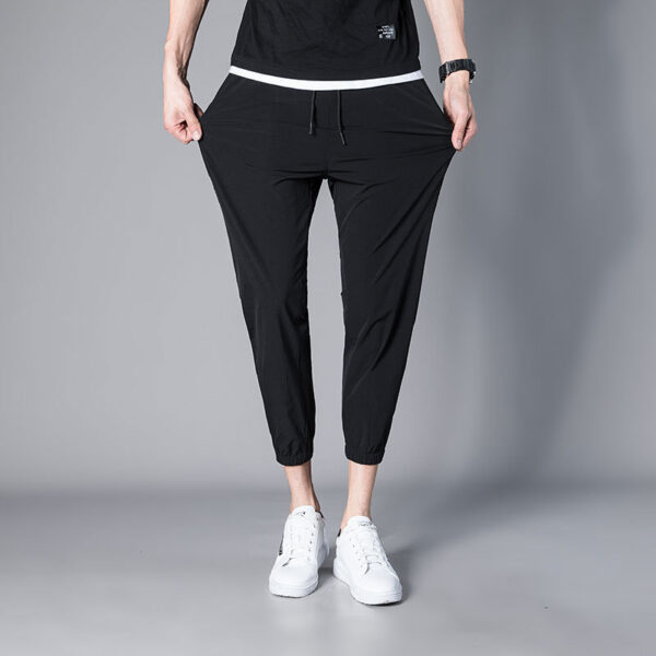 Product image for  Thin Ice Silk Cropped Pants For Men’s Relaxed Sports And Leisure Men's Clothing 7