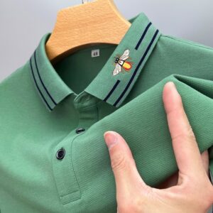 Product image for  Men’s Casual Fashion Embroidered Short Sleeves Men's Clothing 17