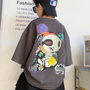 Product image for  Boys Cartoon Thickened Short-sleeved T-shirt Top Men's Clothing 15