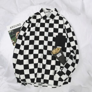 Product image for  Hip-hop printed long sleeve shirt Men's Clothing 18