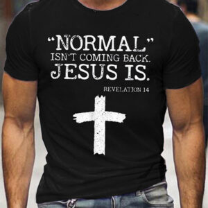 Product image for  Crewneck Pullover Sports Short Sleeve T-Shirt Men's Clothing 6