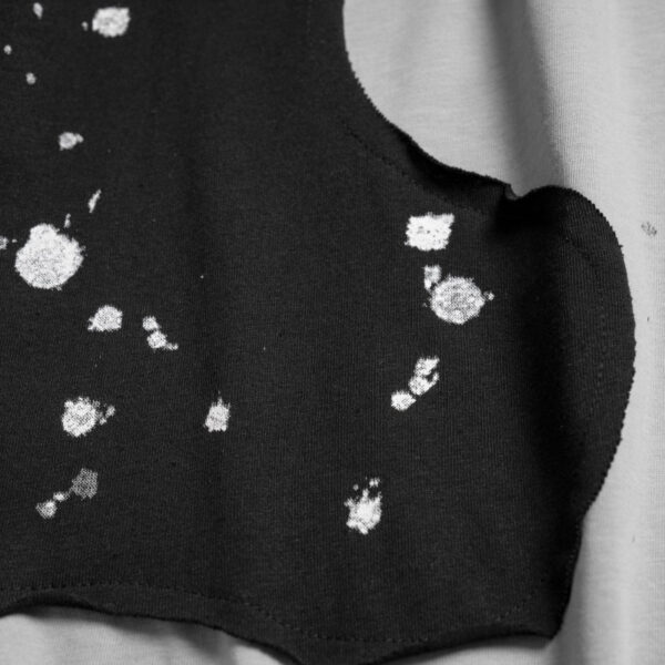 Product image for  Irregular Patchwork Short-sleeved T-shirt Men Men's Clothing 11