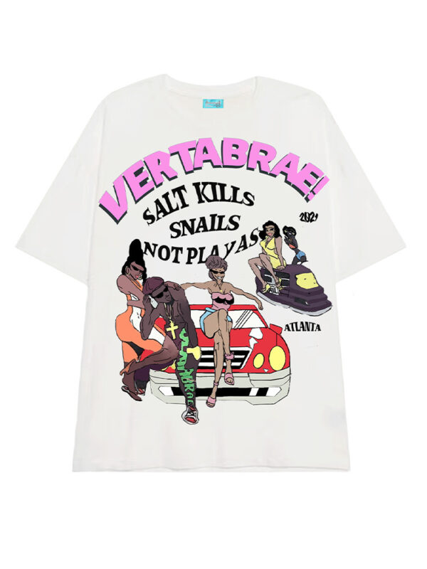 Product image for  Men’s Retro Short-sleeved T-shirt Men's Clothing 9
