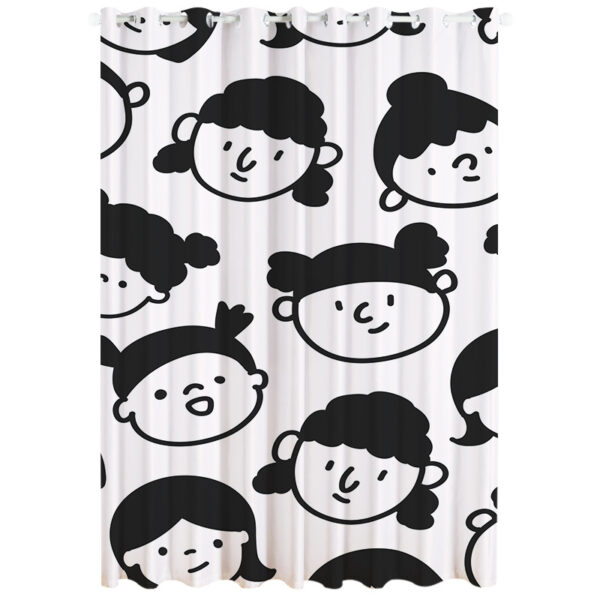 Product image for  Curtain Windproof Warmth Living Room Bedroom Simple Shading Cloth Finished Product Home Décor 7