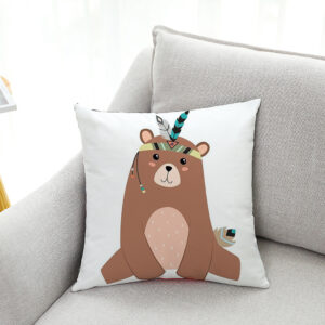 Product image for  Cute polar bear super goose down car sofa hug pillowcase Home Décor 22