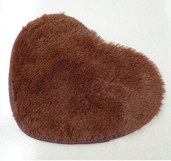Product image for  Thickened heart-shaped silk mats door mats bathroom non-slip mats living room bedroom bedside carpet Home Décor 6