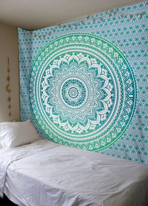 Product image for  Tapestry Bedroom Hanging Cloth Mandala Flower Digital Printing Amazon Home Mural Curtain Home Décor 5