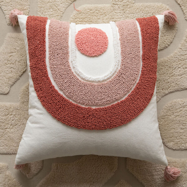 Product image for  Living Room Sofa Modern Polka Dot Tassel Pillow Cover Pillowcases 6